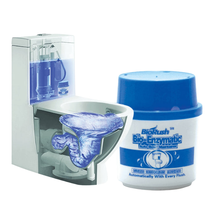 Bio Rush Bio-Enzymatic Toilet Bowl Cleaner, Blue – Long-Lasting & Eco-Friendly