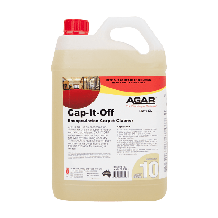Agar Cap-It-Off - Encapsulation Carpet Cleaner
