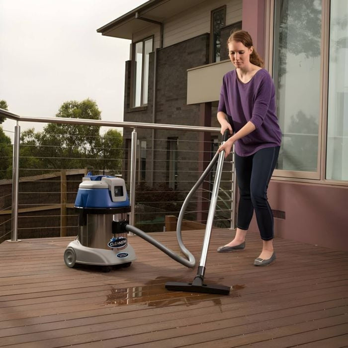 Cleanstar VC15L 15L Wet & Dry Commercial Vacuum Cleaner 1000W Stainless Steel