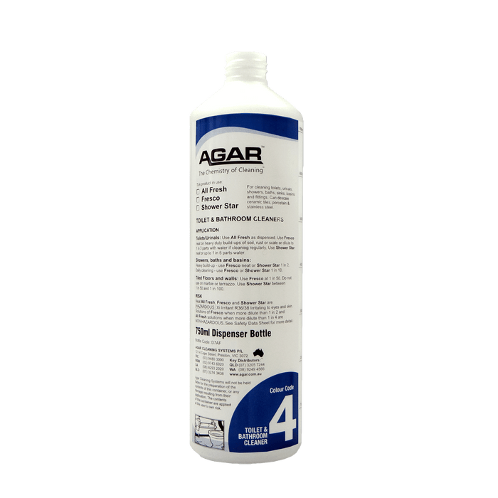 Agar Toilet and Bathroom Cleaner Spray Bottle - 750ml
