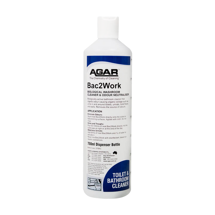 Agar Bac2Work Spray Bottle - 750ml