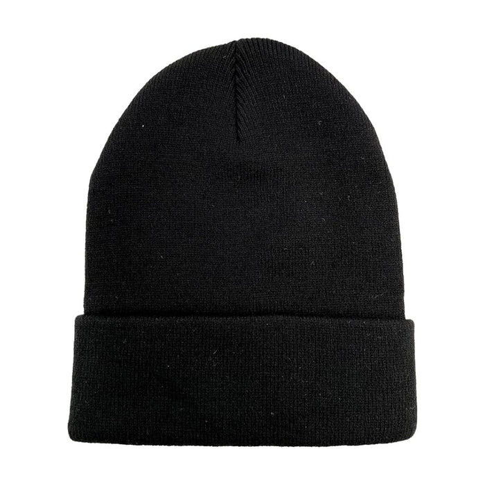 One-size-fits-most DEWALT beanie for cold job sites