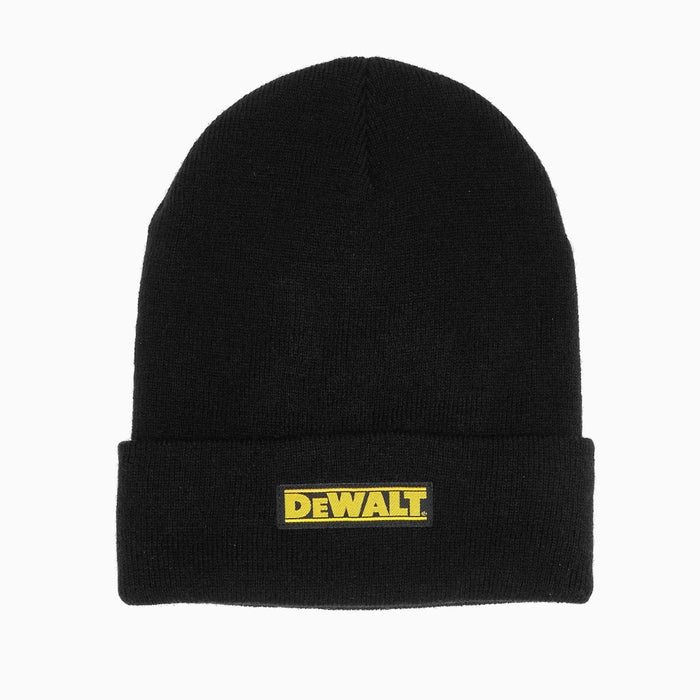 Warm acrylic rib-knit DEWALT winter work hat