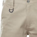 Khaki DeWALT work pants with cargo pockets and cuffed ankle design