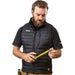 Reflective DeWALT logo vest for improved visibility in low light