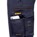 Reinforced knee DeWalt navy trousers for construction and trade use