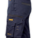 Breathable navy trade shorts with UPF 50+ sun protection