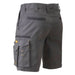 Breathable grey DeWalt shorts built for jobsite mobility and comfort