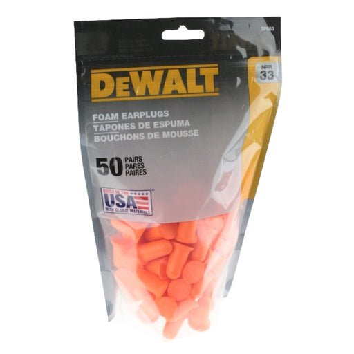 Soft disposable earplugs close-up with bell shape