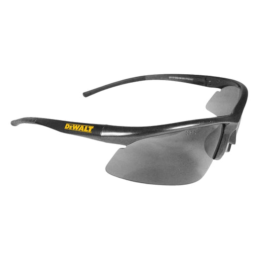 Wraparound safety glasses with UV and impact resistance
