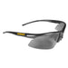 Wraparound safety glasses with UV and impact resistance