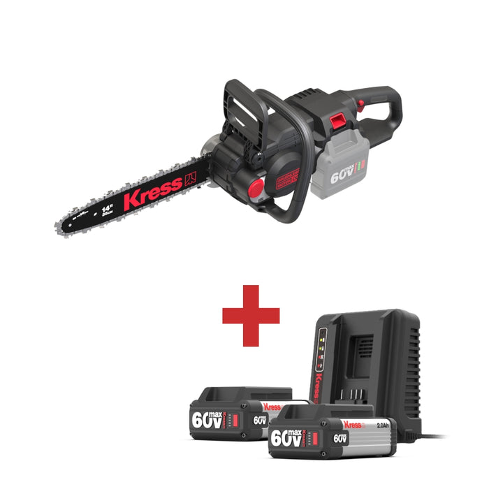 Kress 60V Professional-Grade 35cm Chainsaw Kit KG367E.9