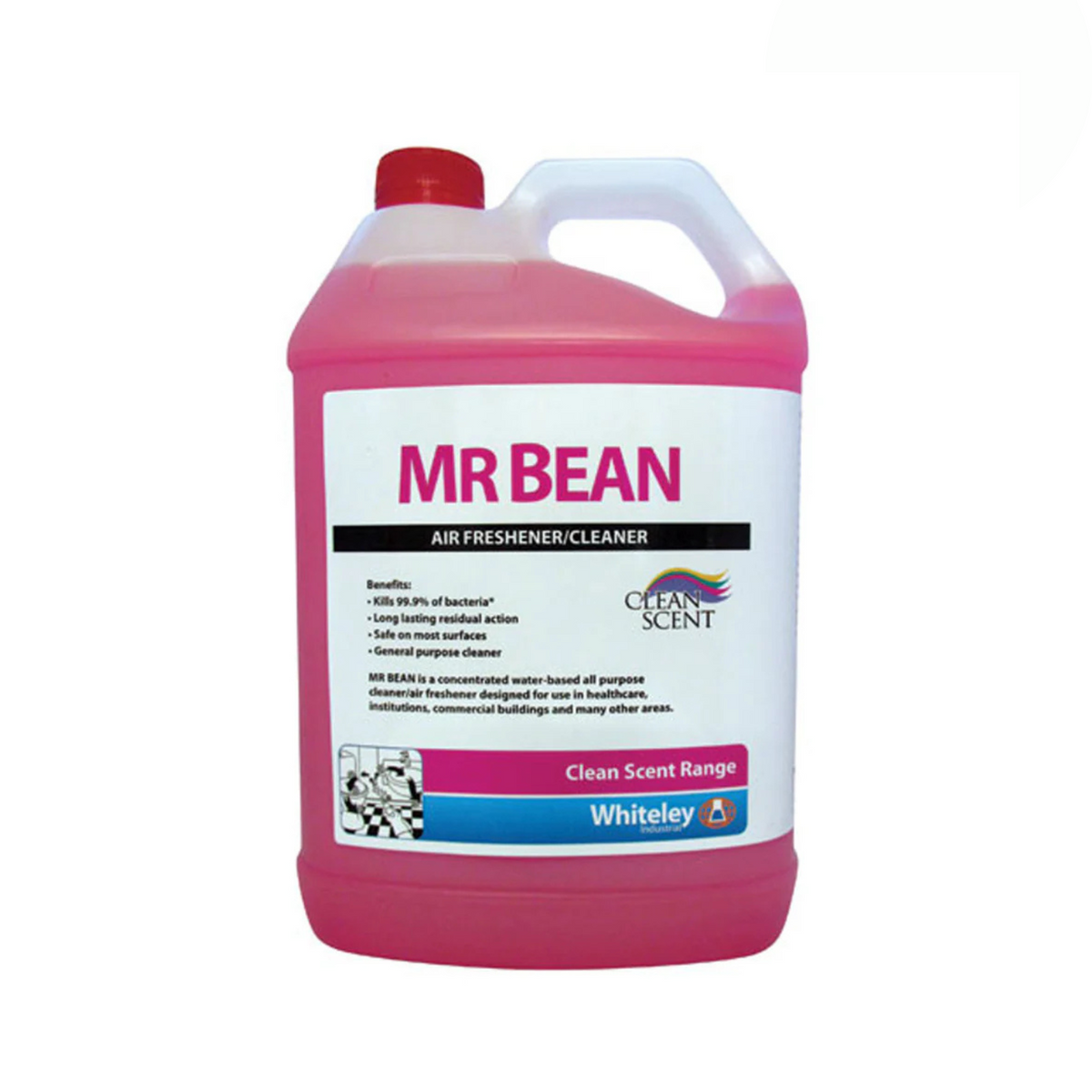 Mr Bean Commercial Grade Disinfectant & Air Freshener - 5L - Chemicals