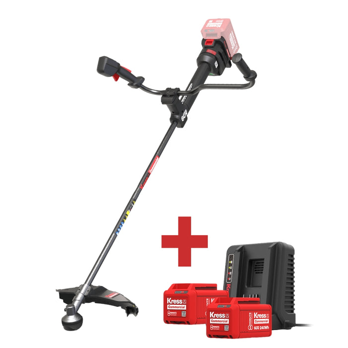 Kress 60V Commercial-Grade 42cm Brush Cutter Kit KC170.9