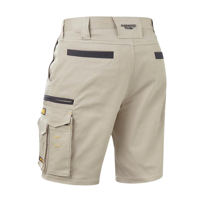 Heavy-duty trade shorts with multi-tool pockets and key loop