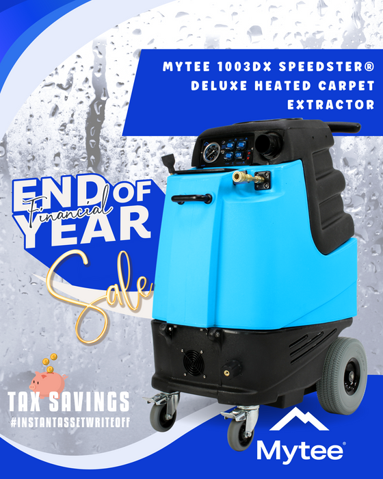 Mytee 1003DX Speedster® Deluxe Heated Carpet Extractor 500psi 1600W 38L Tank
