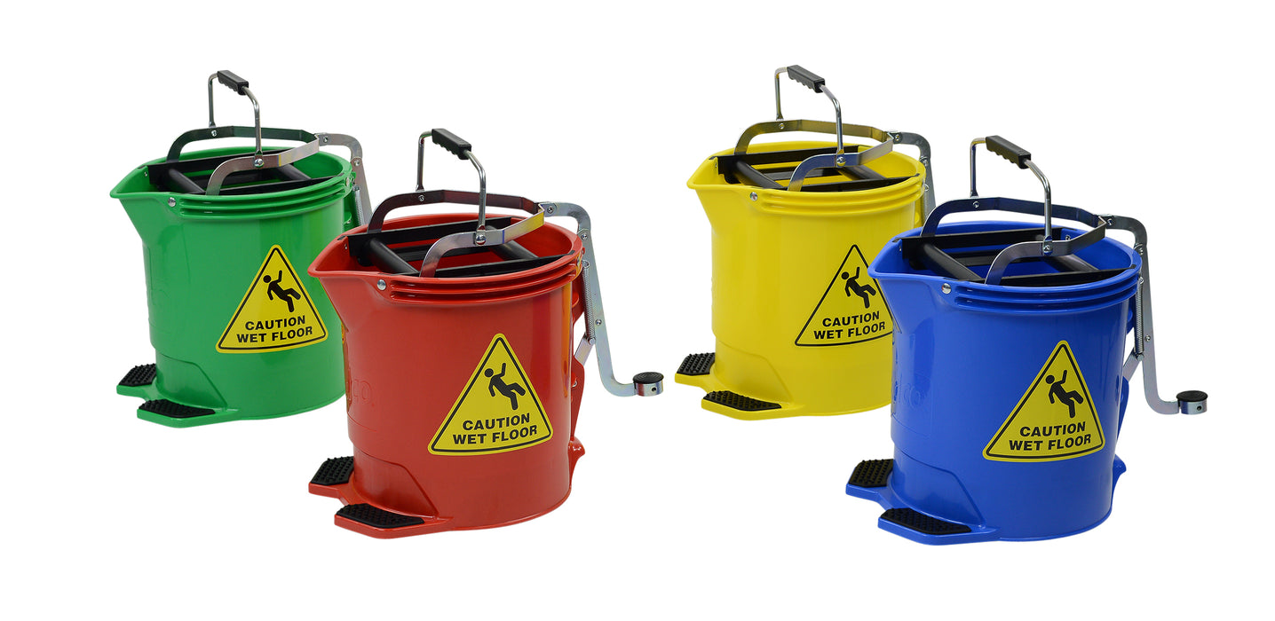EDCO 15L Metal Wringer Bucket with Pouring Spout