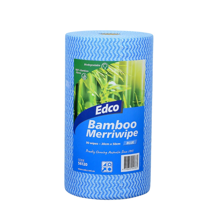 Edco Bamboo Merriwipe Roll Blue
