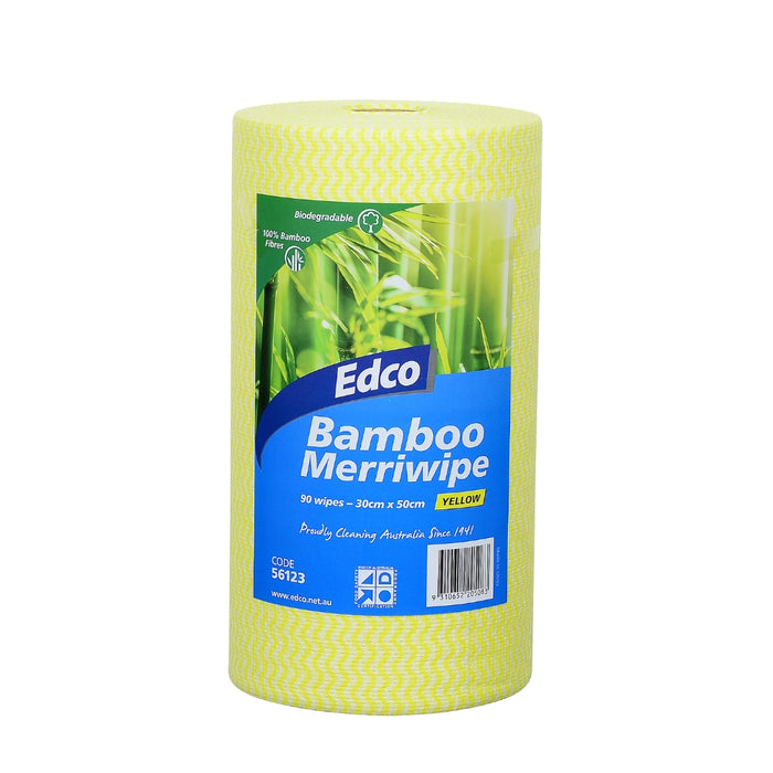 Edco Bamboo Merriwipe Roll Yellow