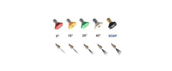 Powerblast 77502 - Fan Jet Quick Connect Nozzle 04 - Pack of 5 suits PS4200HD - Pressure Cleaner Parts & Accessories