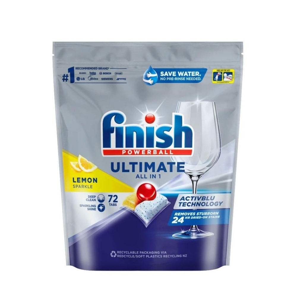 Finish Powerball Ultimate All-in-One Dishwashing Tablets 72pc