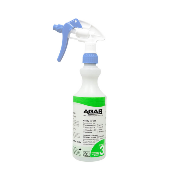 Agar Disinfectant and Antibacterial Detergent Spray Bottle 500ml - Bottles Triggers