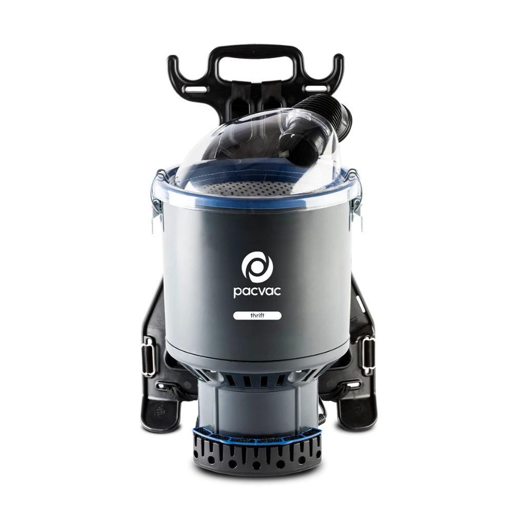 Pacvac Thrift 650 Backpack Vacuum Cleaner + Filtration Kit - Individual / Grey - Machines
