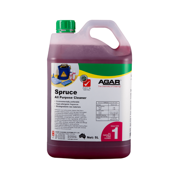 Agar Spruce - All Purpose Cleaner - 5L / Red - Chemicals