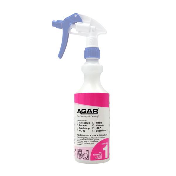 Agar All Purpose and Floor Cleaner Spray Bottle 500ml - Bottles Triggers