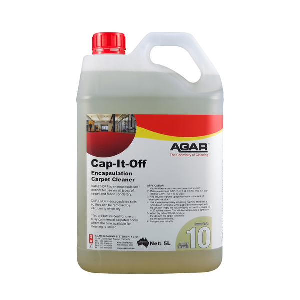 Agar Cap-It-Off - Encapsulation Carpet Cleaner - 5L / Yellow - Chemicals