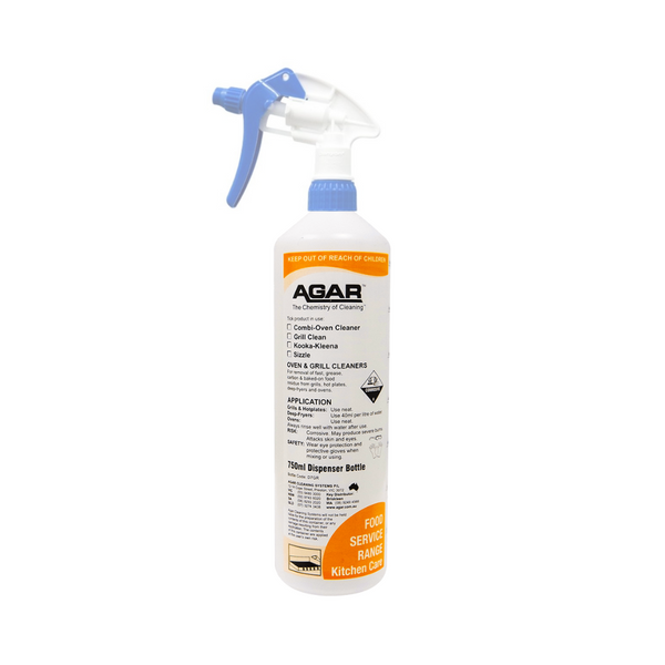 Agar Oven and Grill Cleaner Spray Bottle 750ml - Bottles Triggers