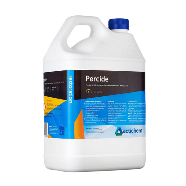 Actichem Percide – Mould & Micro-Organism Decontaminant Destainer - 5L / White - Chemicals
