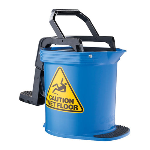 Freshway 16L Commercial Mop Bucket – Heavy-Duty Mop Bucket with Wringer for Professional Cleaning Blue Color