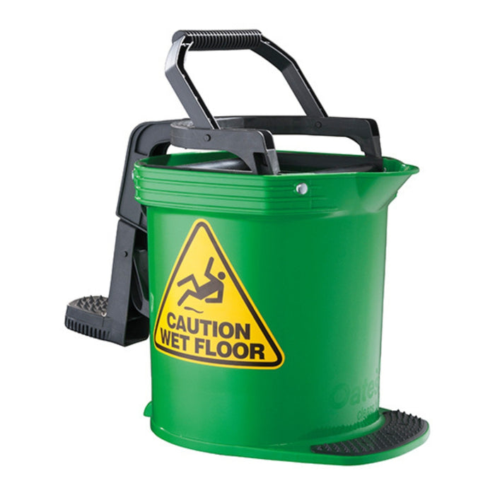 Freshway 16L Commercial Mop Bucket – Heavy-Duty Mop Bucket with Wringer for Professional Cleaning Green Colour
