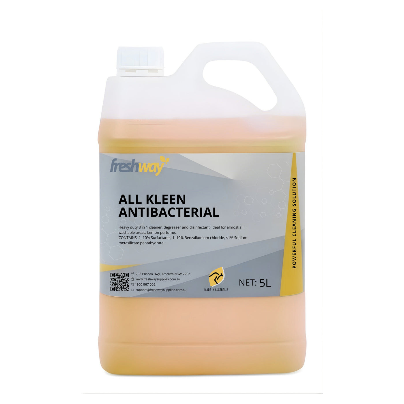 All Kleen 725 Antibacterial Cleaner – Disinfectant, Degreaser ...