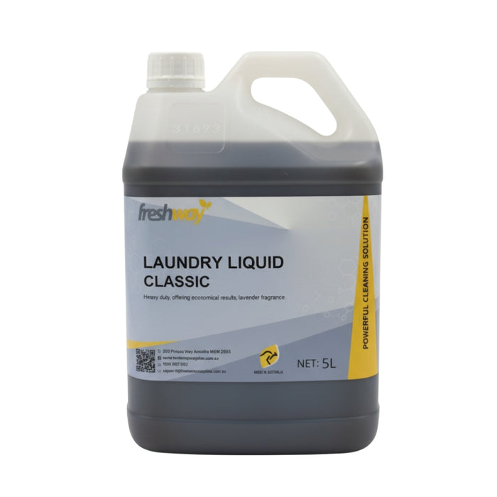 Freshway Laundry Liquid Classic – Premium Lavender 5L Commercial Laundry Detergent