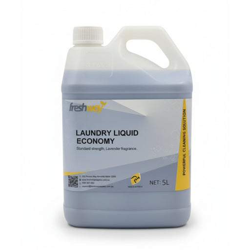 Freshway Laundry Liquid Economy 16002 – 5L Lavender Commercial Laundry Detergent for Hotels, Hospitals & Households