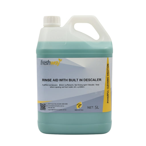 Freshway Rinse Aid with Built-In Descaler 143 – Commercial Dishwasher & Glasswasher Drying Agent 5L