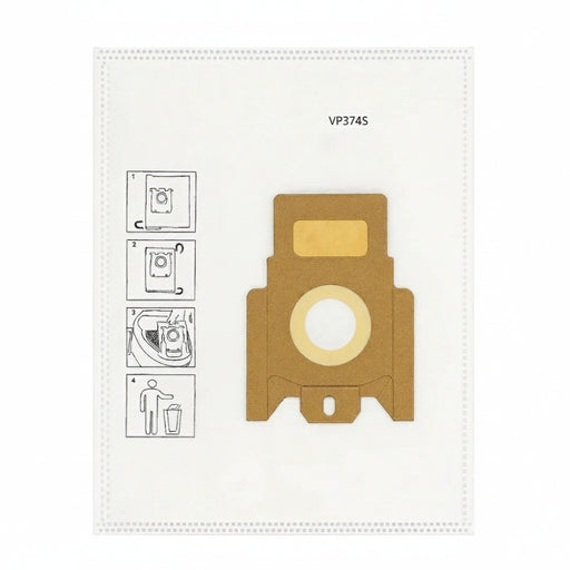 Freshway Synthetic Dust Bags for Miele Vacuum Cleaners 5 Pack VP374S