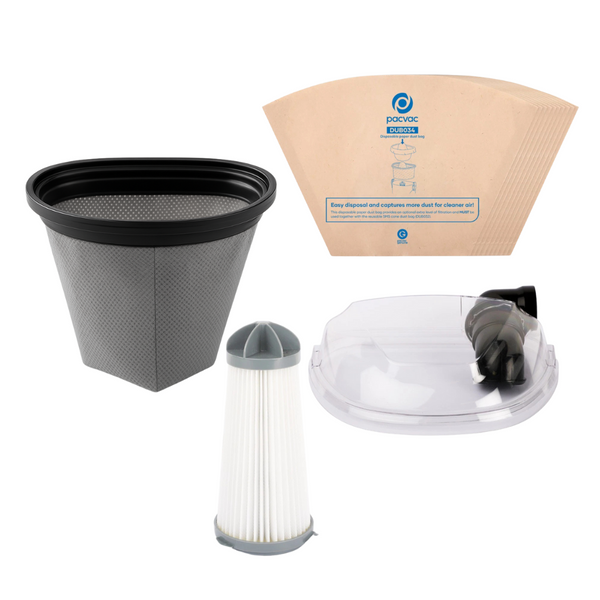 Pacvac Velo Go Lid & Filtration Service Kit - multi - Vacuum Parts