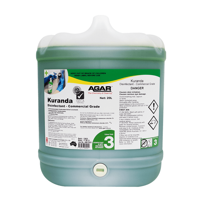 Agar Kuranda - Disinfectant - Commercial Grade