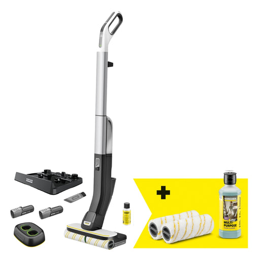 Kärcher floor cleaner rollers and detergent included

