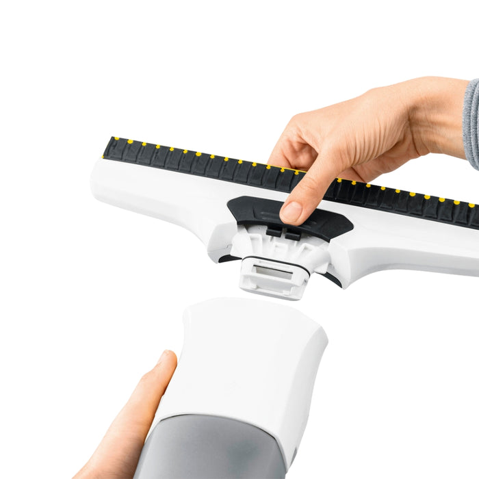 Spray bottle with microfibre cloth for window cleaning