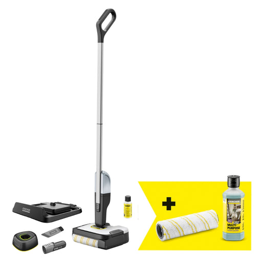 Karcher FC 2-4 Hard Floor Cleaner With Detergent & Extra Rollers 9.508-070.0