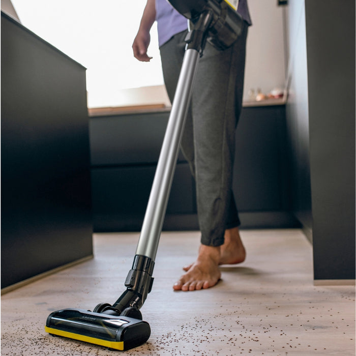 Karcher VC 4 Cordless Premium myHome Battery-Power Vacuum Cleaner Vacuuming hard floor