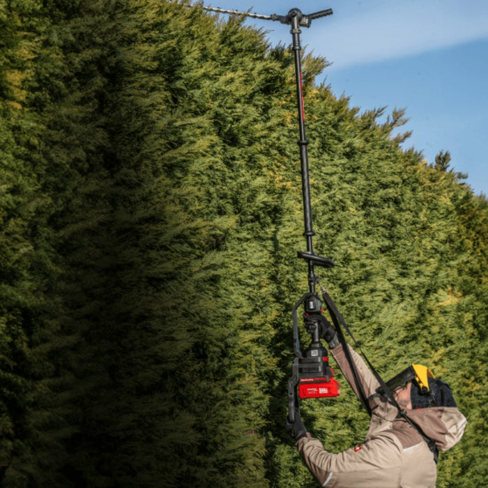 Kress Commercial 60V 55 cm Long Shaft articulating (145°) Pole Hedge Trimmer KC270.9