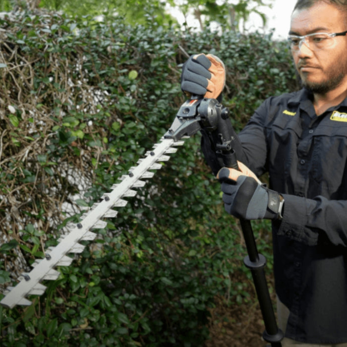 Kress Commercial 60V 55 cm Short Shaft Articulating (145°) Pole Hedge Trimmer KC240.9