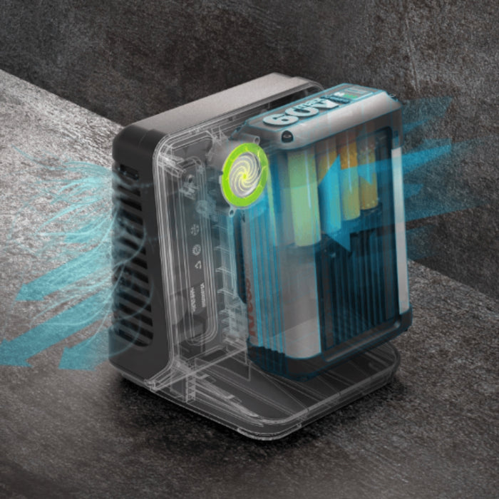 Kress KA3713 60V 3 A Professional-Grade Charger In a room Air-cooling system Show