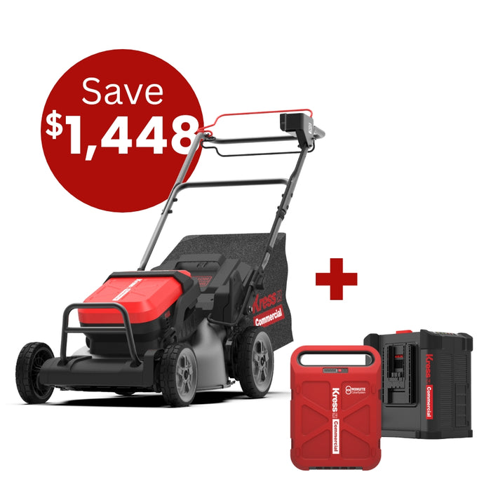 Kress KC711.9 60V Lawn Mower Kit 51 cm cordless mower with battery & charger