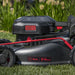Kress KG760E.9 60V 51 cm Brushless Self-Propelled Lawn Mower Person is Using Lawn Mower